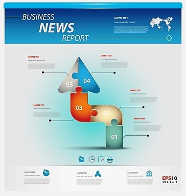 EPS 해외이미지 템플릿 디자인 백그라운드 일러스트 비즈니스 통신 통계 사람없음 그래픽 컬러풀 자료 인포그래픽 정보 네트워크 분석 보고서 레이아웃 문서 단계 엘리먼트 인터페이스 인터랙티브 해외202004 해외일러스트 컬러 컨셉 파일형식 벡터