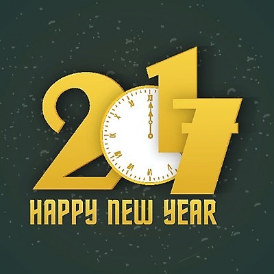 EPS 해외이미지 배너 계절 포스터 시계 백그라운드 일러스트 텍스트 휴가 이벤트 파티 축제 축하 시간 야간 기회 초대 해피뉴이어 1월 12 2017년 해외202004 해외일러스트 자연요소 컨셉 숫자 새해인사 날짜 연도 파일형식 벡터 문자 새해 인사 예절