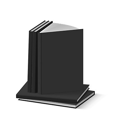 EPS 해외이미지 템플릿 디자인 종이 일러스트 사람없음 책 학습 3D 쌓기 검은색 공책 공백 펼침 정보 흰색 오브젝트 교과서 레이아웃 페이지 양장본 목업 해외202004 해외일러스트 교육 컬러 모션 문구용품 교재 디지털합성 파일형식 벡터