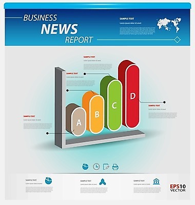 EPS 해외이미지 템플릿 디자인 백그라운드 일러스트 비즈니스 통신 통계 사람없음 그래픽 컬러풀 자료 인포그래픽 정보 네트워크 분석 보고서 레이아웃 문서 단계 엘리먼트 인터페이스 인터랙티브 해외202004 해외일러스트 컬러 컨셉 파일형식 벡터