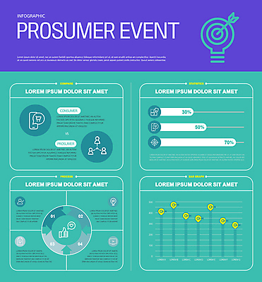 일러스트 전구 그래프 화살 이벤트 사람없음 스마트폰 보라색 인포그래픽 과녁판 손모양 과정 개발 민트색 프로슈머 국내일러스트 AI파일 모양 컬러 컨셉 핸드폰 스마트기기 파일형식 벡터 손_신체부위