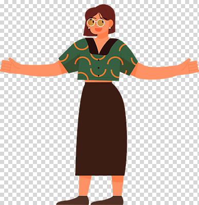 전신 편집 편집이미지 여자 팔벌리기 한명 서기 누끼 성인 선글라스 반팔티셔츠 PNG 롱스커트 성인여자한명만 힙스터 편집소스 1 패션 안경 티셔츠 모션 사람 치마 여자한명만 성인여자만 파일형식