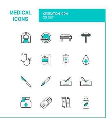 아이콘 의학 청진기 조명 사람모양 주사기 사람없음 물방울 반창고 수술 약병 링거 라인아이콘 MRI 메스 민트색 연고 CT촬영 2D아이콘 AI파일 모양 컬러 의료기기 치료 약 의료용품 수술도구 병_담는 파일형식 벡터