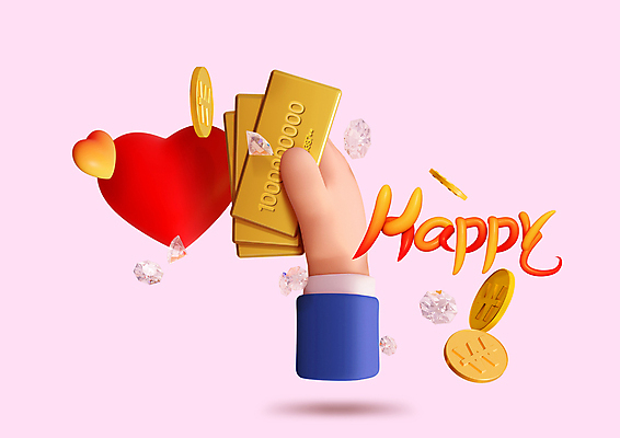 PSD 편집 편집이미지 손 행복 분홍색 들기 신체부위 3D소스 3D 동전 하트 디지털합성 다이아몬드 금괴 편집소스 편집3D 모양 감정 컬러 돈 모션 사람 황금 보석 파일형식