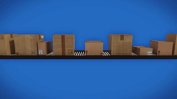 산업 종이 선 비즈니스 포장 공장 교통시설 모션 사람없음 상자 3D 기계 화물 벨트 제조 상품 주식 컨테이너 창고 서비스 패키지 수납 판지 분배 수입 컨베어밸트 비어있는 MOV 해외동영상 클립영상 잡화 교통 공업 금융 운송업 디지털합성 시설 동영상 파일형식