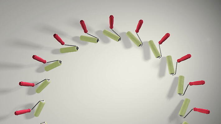 직업 손 벽 컬러 백그라운드 컨셉 가사 노동자 아파트 주택 실내 손잡이 미술 서기 사람 사람없음 내부 장식 가로 인테리어 3D 우주 페인트 방 장비 흰색 공구 잡기 붓 업무 수리 서비스 질감 롤 롤러 페인트붓 화가 DIY 고립 업그레이드 엘리먼트 타격 4K MOV 해외동영상 클립영상 디자인 모션 문화예술 취미 건물 신체부위 도구 작업 디지털합성 동영상 파일형식