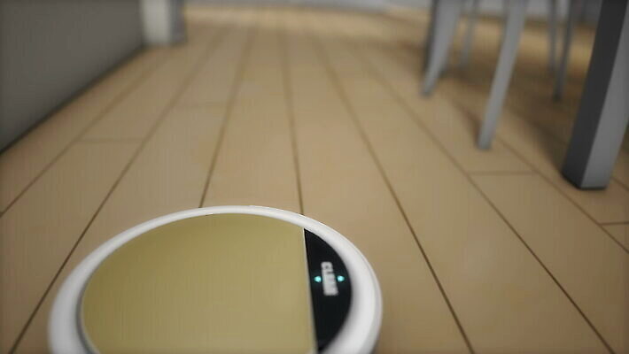 바닥 주택 사람없음 스마트 로봇 먼지 청소부 자동 자동화 진공 4K MOV 해외동영상 AI_인공지능 클립영상 직업 컨셉 건물 동영상 파일형식