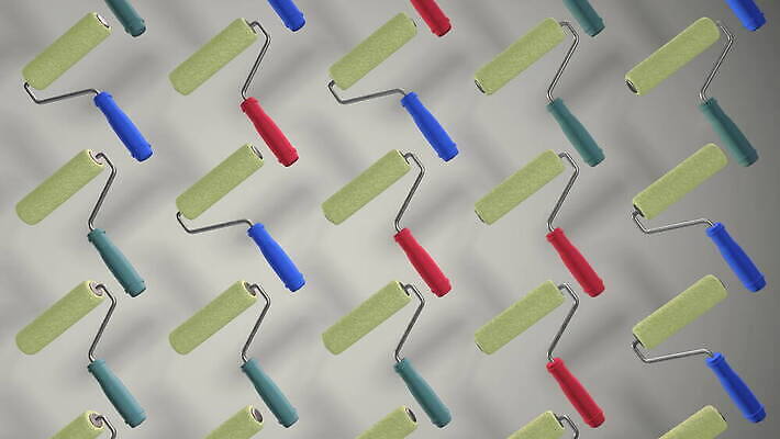 직업 손 벽 컬러 백그라운드 컨셉 가사 노동자 아파트 주택 실내 손잡이 미술 서기 사람 사람없음 내부 장식 가로 인테리어 3D 우주 페인트 방 장비 흰색 공구 잡기 붓 업무 수리 서비스 질감 롤 롤러 페인트붓 화가 DIY 고립 업그레이드 엘리먼트 타격 4K MOV 해외동영상 클립영상 디자인 모션 문화예술 취미 건물 신체부위 도구 작업 디지털합성 동영상 파일형식