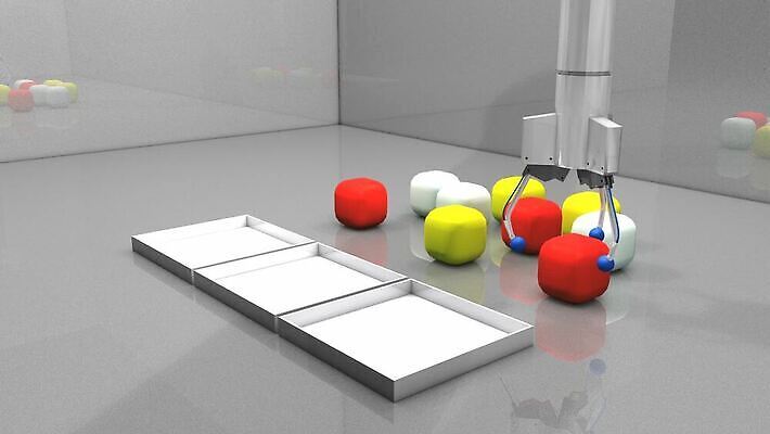 손 교육 과학 백그라운드 컨셉 손가락 기술 실험 사람없음 컴퓨터 3D 기계 잡기 선택 로봇 큐브 오브젝트 팔 애니메이션 공학 인공 자동 지능 MOV 해외동영상 AI_인공지능 클립영상 모션 신체부위 전자제품 디지털합성 동영상 파일형식