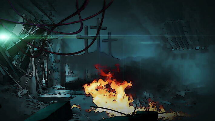 지구 과학 백그라운드 불 사람없음 어둠 힘 안개 도시 오염 쓰레기 위험 무서움 폭발 폭탄 만화 폐허 먼지 가스 폭풍 멸종 애니메이션 내추럴 종료 원자력 방사능 재앙 지옥 파멸 호러 혼란 스타일 MOV 해외동영상 클립영상 자연요소 감정 컨셉 날씨 에너지 폭발물 공포 동영상 파일형식 소멸