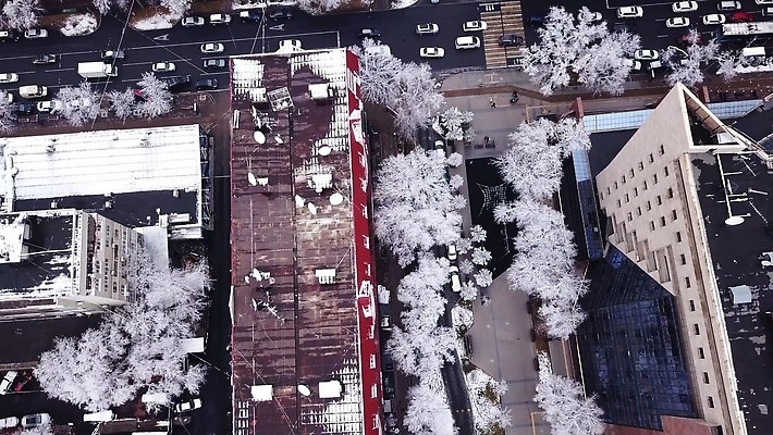 나무 유럽 도로 겨울 지붕 거리 주택 사람없음 야외 건물 도시 타운 항공촬영 카자흐스탄 눈내림 4K 알마티 MP4 해외동영상 클립영상 식물 건축물 계절 나라 아시아 길 뷰포인트 교통시설 눈 동영상 파일형식