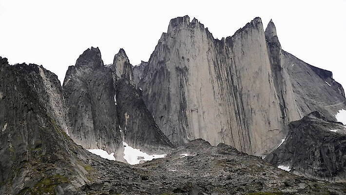 사람없음 야외 암석 그린란드 패닝샷 화강암 MOV 해외동영상 클립영상 섬 촬영기법 덴마크 돌_바위 동영상 파일형식