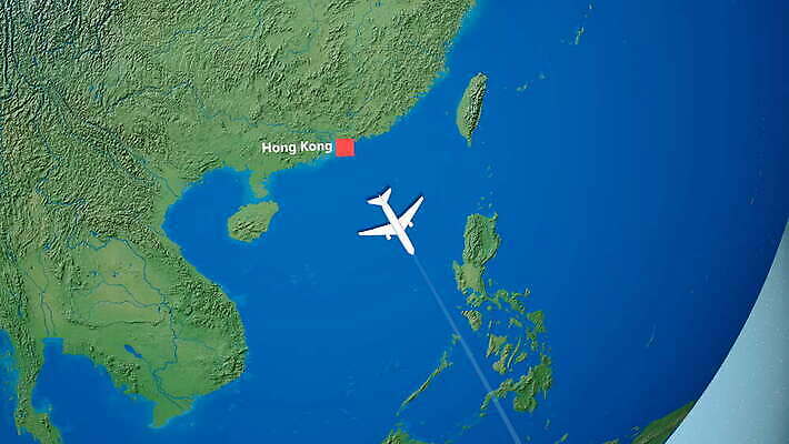 여행 비행기 사람없음 세계 호주 여권 방문 홍콩 대패 루트 국경 4K MOV 해외동영상 클립영상 항공교통 대중교통 중국 오세아니아 동영상 파일형식