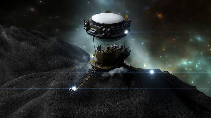 산업 컨셉 비즈니스 미래 사람없음 컴퓨터 3D 우주 장비 탐험 달 황금 은색 로봇 시설 애니메이션 탐색 광부 4K HD MOV 해외동영상 클립영상 자연요소 직업 컬러 전자제품 디지털합성 동영상 파일형식