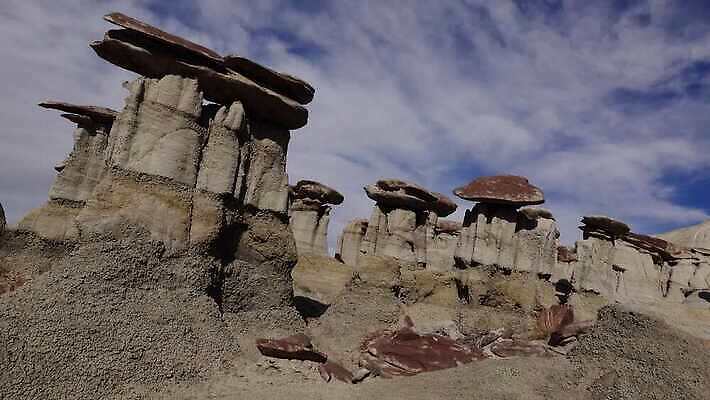 공원 자연 산 멕시코 건조 국립공원 풍경 사람없음 야외 가로 스터디 계곡 미국 사막 탐험 외계인 가을 바위 황무지 사암 뉴멕시코 전국 지질학 특별함 불모지 4K 건조기후 MP4 해외동영상 클립영상 계절 공공시설 교육 컨셉 북아메리카 학습 미확인물체 돌 생태계 동영상 파일형식