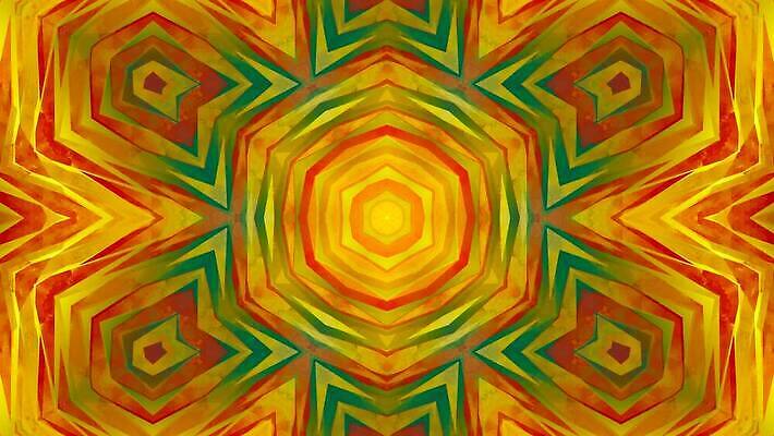 모양 디자인 컬러 백그라운드 이동 패턴 벽지 추상 미술 경사 사람없음 그래픽 장식 뷰티 노란색 황금 명상 질감 애니메이션 기하학 대칭 만다라 만화경 효과 MOV 해외동영상 클립영상 컨셉 무늬 문화예술 장난감 동영상 파일형식