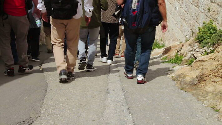 문화 도로 길 여행 중동 휴가 거리 함께함 사람 야외 친구 여행객 걷기 바위 도시 그룹 역사 보행로 땅 신성 유대인 랜드마크 순례자 예루살렘 옛날 이스라엘 MOV 해외동영상 클립영상 나라 컨셉 관계 교통시설 모션 돌_바위 동영상 서아시아 파일형식