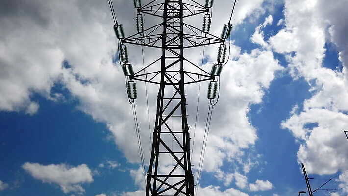 산업 하늘 사람없음 송전탑 전압 4K MOV 해외동영상 클립영상 탑 동영상 파일형식