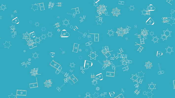 전통 디자인 행복 별 문화 선 백그라운드 패턴 휴가 사람없음 그래픽 장식 파란색 파티 자유 흰색 축하 깃발 생일 고리 플랫 만화 수집 심볼 윤곽 활기 애니메이션 유대인 애국심 독립 유태교 이스라엘 전국 4K MOV 해외동영상 클립영상 자연요소 기념일 감정 컬러 컨셉 무늬 이벤트 동영상 서아시아 파일형식