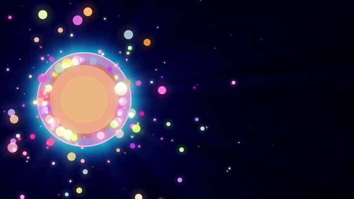 디자인 별 컬러 백그라운드 공 모션 추상 미래 창조 미술 사람없음 가로 빛 뷰티 검은색 에너지 축하 반지 점 원형 고리 입자 소프트포커스 만화 먼지 꽃가루 마법 애니메이션 파열 빛망울 광 여의주 더스트파티클 효과 MOV 해외동영상 클립영상 자연요소 도형 컨셉 무늬 장신구 문화예술 촬영기법 가루 동영상 파일형식