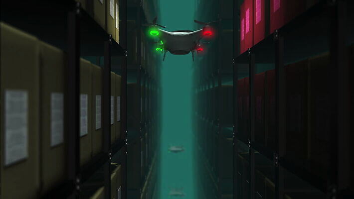 산업 종이 선 비즈니스 공장 교통시설 실내 사람없음 상자 쌓기 금속 어둠 기계 장비 화물 업무 제조 상품 주식 천 창고 시스템 패키지 수납 정비공 물류 판지 드론 방법 분배 자동 자동화 제어 4K MOV 해외동영상 클립영상 교통 공업 모션 재질 내부 금융 운송업 직물 작업 기술자 시설 동영상 파일형식