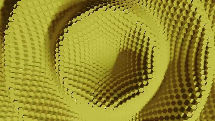 디자인 백그라운드 컨셉 사람없음 그래픽 3D 원형 질감 파장 기하학 4K MOV 해외동영상 클립영상 도형 무늬 디지털합성 동영상 파일형식