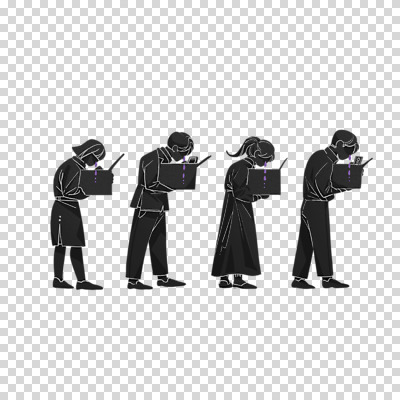 전신 편집 편집이미지 여자 남자 실루엣 이동 고개숙이기 들기 누끼 여러명 성인 상자 걷기 슬픔 비즈니스맨 비즈니스우먼 눈물 PNG 해고 성인만 편집소스 구조조정 감정 다수 컨셉 비즈니스 모션 촬영기법 숙이기 사람 직장인 파일형식