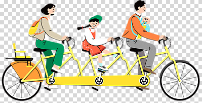 전신 편집 편집이미지 여자 남자 어린이 가족 함께함 웃음 누끼 소녀 여러명 성인 자전거 아기 승차 자전거여행 PNG 아기띠 편집소스 3인용자전거 여행 다수 컨셉 관계 모션 표정 사람 바이크 아기용품 파일형식