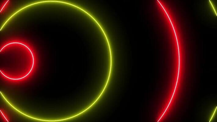 미래 사람없음 네온 애니메이션 만화경 블러효과 4K MOV 해외동영상 클립영상 컨셉 장난감 동영상 블러 파일형식 효과