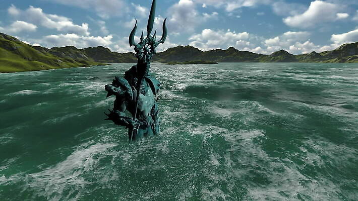 캐릭터 바다 왕관 요정 항해 미술 사람없음 물 파란색 3D 힘 왕 심볼 오브젝트 사인 장면 신화 공상 애니메이션 인어 그리스인 심각 해왕성 MOV 해외동영상 클립영상 자연요소 서양인 컬러 컨셉 배_교통 문화예술 행성 디지털합성 동영상 파일형식