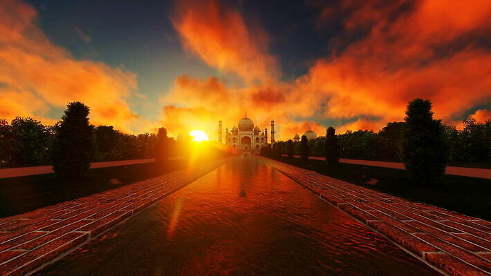 나무 전통 실루엣 아시아 종교 문화 여행 건축양식 휴가 사람없음 야외 관광지 반사 탑 황혼 궁전 무덤 역사 모스크 명승지 아그라 옛날 MOV 해외동영상 클립영상 식물 건축물 건축 나라 고건축 촬영기법 풍경 일몰 이슬람교 동영상 파일형식