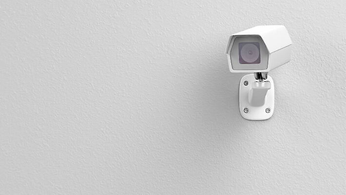 벽 안전 사람없음 건물 3D 카메라 장비 보안 감시 시스템 캠코더 4K MOV 해외동영상 클립영상 건축물 전자제품 디지털합성 동영상 파일형식