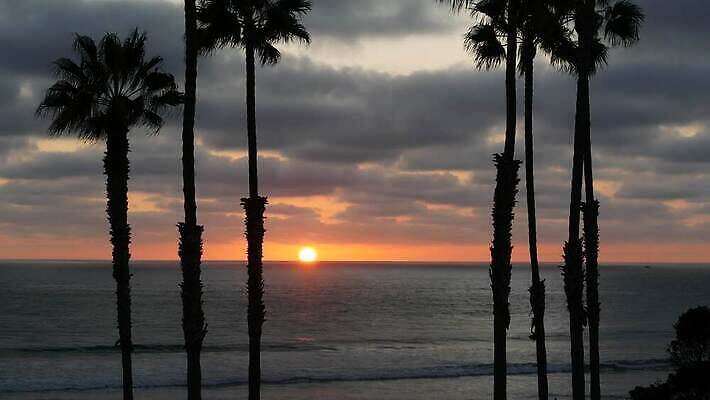 구름 실루엣 바다 하늘 휴가 사람없음 여름 야자수 태양 검은색 미국 침묵 일몰 낭만 전원 분위기 저녁 캘리포니아 주말 로스앤젤레스 플로리다 4K 오션사이드 산타모니카 MP4 해외동영상 클립영상 자연요소 나무 계절 컬러 컨셉 북아메리카 촬영기법 노을 소리 전기에너지 야간 동영상 파일형식