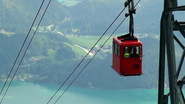 호수 휴가 산 사람없음 야외 관광지 마을 오스트리아 알프스 타운 잘츠부르크 MP4 해외동영상 클립영상 유럽 여행 도시 동영상 파일형식