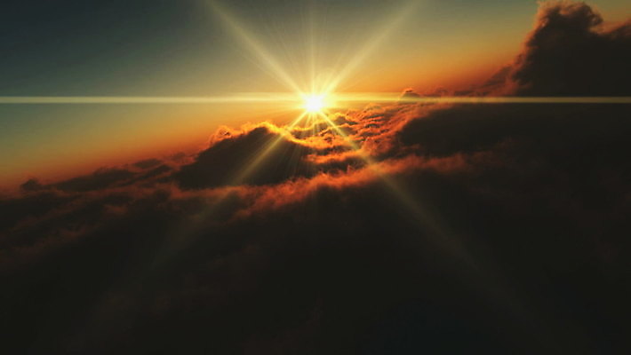 컬러 백그라운드 자연 하늘 사람없음 빛 햇빛 태양 일출 항공촬영 MOV 해외동영상 클립영상 자연요소 뷰포인트 노을 생태계 동영상 파일형식