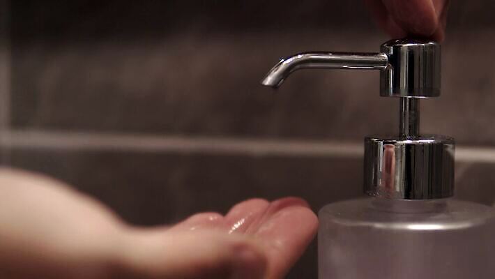 손 욕실 위생 씻기 화장실 비누 펌프 위생관리 4K MP4 해외동영상 클립영상 관리 신체부위 위생용품 청결 동영상 파일형식