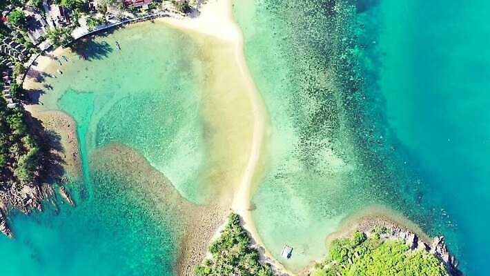 주간 바다 백그라운드 사람없음 여름 4K MP4 해외동영상 클립영상 자연요소 계절 동영상 파일형식