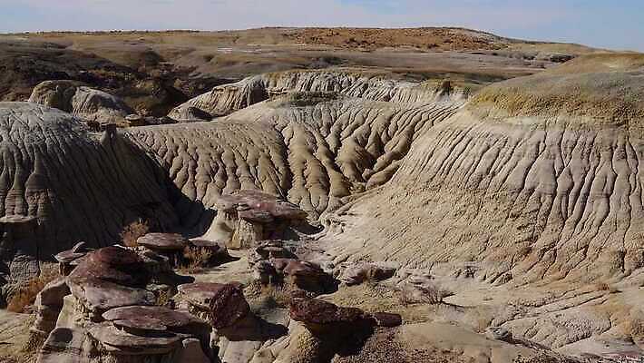 공원 자연 산 멕시코 건조 국립공원 사람없음 야외 가로 스터디 계곡 미국 사막 탐험 외계인 황무지 사암 뉴멕시코 전국 지질학 특별함 불모지 4K 건조기후 MP4 해외동영상 클립영상 공공시설 교육 컨셉 북아메리카 학습 미확인물체 돌_바위 생태계 동영상 파일형식