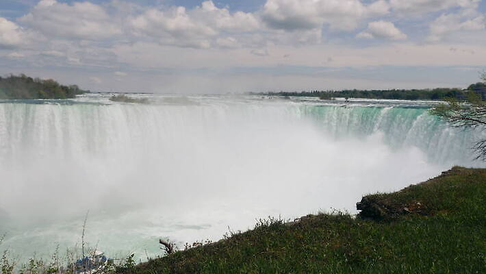 나무 식물 캐나다 북아메리카 자연 조류 사람없음 뷰티 미국 힘 봄 거품 폭포 젖음 안개 보트 수증기 랜드마크 4K MOV 해외동영상 클립영상 동물 계절 배_교통 날씨 아메리카 생태계 동영상 파일형식