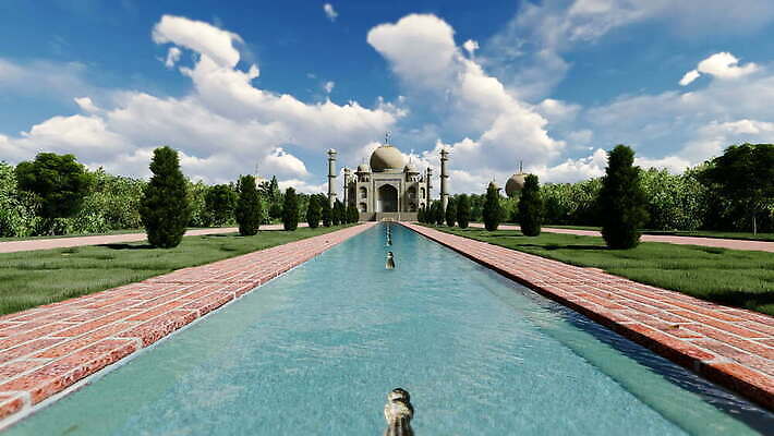 나무 전통 아시아 종교 여행 건축양식 휴가 사람없음 야외 관광지 탑 황혼 궁전 무덤 역사 모스크 명승지 아그라 4K MOV 해외동영상 클립영상 식물 건축물 건축 나라 고건축 풍경 일몰 이슬람교 동영상 파일형식