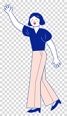 전신 편집 편집이미지 여자 한명 서기 웃음 누끼 성인 손들기 PNG 하객 성인여자한명만 편집소스 1 모션 표정 사람 고객 여자한명만 성인여자만 파일형식