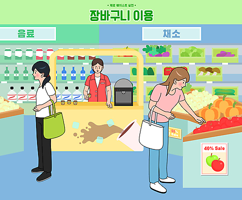 전신 여자 음료 채소 과일 일러스트 들기 상반신 성인 세명 자연보호 장바구니 직원 에코 친환경 진열장 마트 에코라이프 성인여자만 제로웨이스트 국내일러스트 AI파일 라이프스타일 모션 자연 사람 쇼핑 바구니 환경 상점 그린캠페인 보호 사회이슈 여자만 성인만 파일형식 벡터