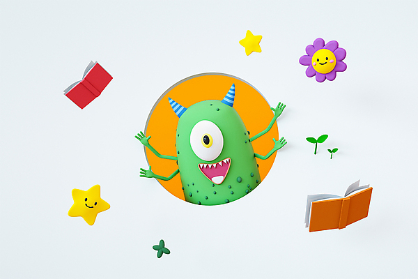 PSD 편집 편집이미지 캐릭터 디자인 교육 꽃 별 팔벌리기 3D캐릭터 사람없음 책 3D소스 3D 흰색 풀잎 디지털합성 몬스터 에듀 에듀케이션 편집소스 편집3D 자연요소 식물 컬러 잎 모션 풀_식물 파일형식