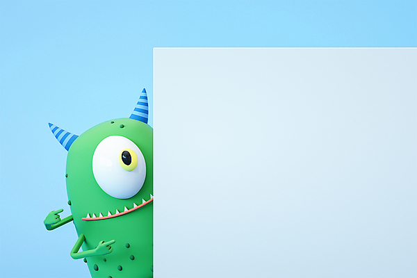 PSD 편집 편집이미지 캐릭터 디자인 배너 응시 3D캐릭터 사람없음 파란색 3D소스 3D 가리킴 디지털합성 몬스터 에듀케이션 카피스페이스 편집소스 편집3D 시선 교육 컬러 손짓 공백 파일형식