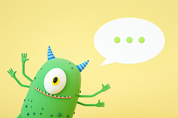 PSD 편집 편집이미지 캐릭터 디자인 말풍선 3D캐릭터 사람없음 노란색 3D소스 3D 손들기 디지털합성 손인사 안녕 몬스터 편집소스 편집3D 컬러 모션 인사 파일형식