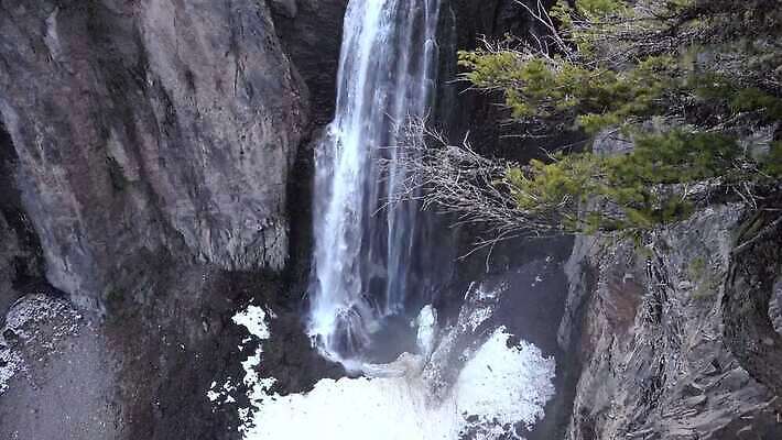 나무 공원 자연 산 풍경 사람없음 야외 물 파란색 강 골짜기 폭포 가을 개울 숲 워싱턴 전국 콜로라도 4K MP4 해외동영상 클립영상 자연요소 식물 계절 공공시설 컬러 미국 생태계 동영상 파일형식