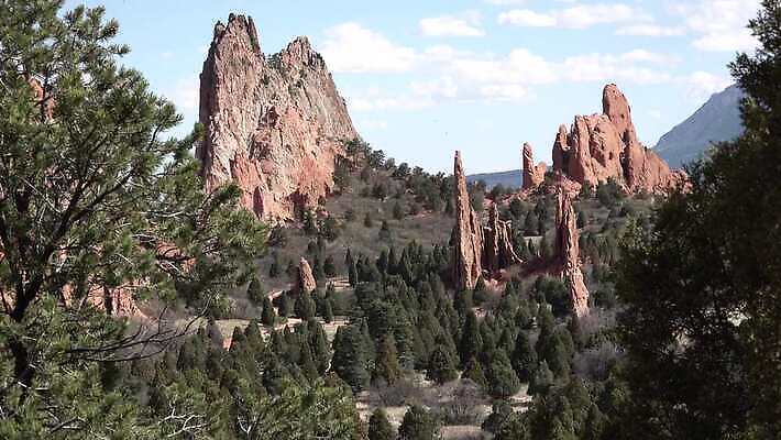 공원 여행 백그라운드 오렌지 자연 하늘 산 풍경 사람없음 빨간색 뷰티 정원 미국 봄 내추럴 랜드마크 전국 지질 콜로라도 4K MP4 해외동영상 클립영상 계절 공공시설 컬러 북아메리카 과일 생태계 동영상 파일형식