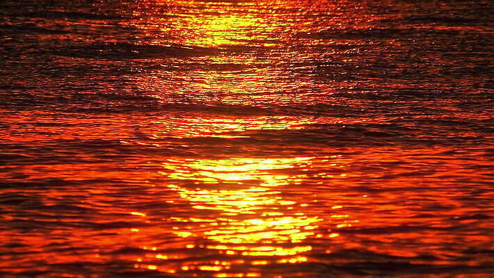 물결 바다 컬러 여행 백그라운드 오렌지 자연 표면 아침 휴가 사람없음 야외 빨간색 물 빛 반짝임 햇빛 태양 반사 평화 일출 맑음 고요 일몰 광선 만 황금 저녁 공상 수평선 깜빡이다 MOV 해외동영상 슬로모션 클립영상 주간 자연요소 컨셉 과일 모션 날씨 촬영기법 노을 야간 생태계 동영상 파일형식