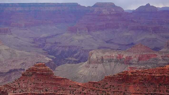 공원 여행 오렌지 자연 하늘 산 국립공원 풍경 사람없음 빨간색 골짜기 계곡 미국 사막 바위 황무지 큼 부식 북쪽 사암 포인트 애리조나 내추럴 그랜드캐니언 랜드마크 서쪽 전국 지질학 콜로라도 4K MP4 해외동영상 클립영상 공공시설 교육 컬러 북아메리카 과일 금융 돌_바위 크기 방향 생태계 동영상 파일형식