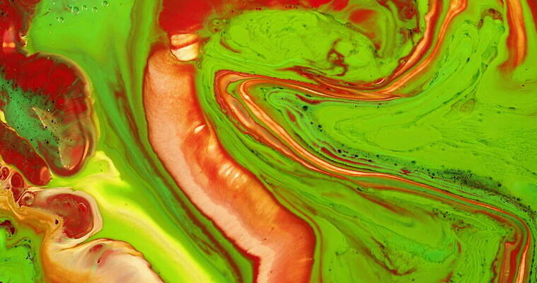 컬러 백그라운드 패턴 모션 추상 미술 사람없음 빨간색 초록색 컬러풀 페인트 거품 소용돌이 액체 입자 기름 질감 공상 아크릴 4K MOV 해외동영상 클립영상 음식 무늬 재질 문화예술 회오리 동영상 파일형식